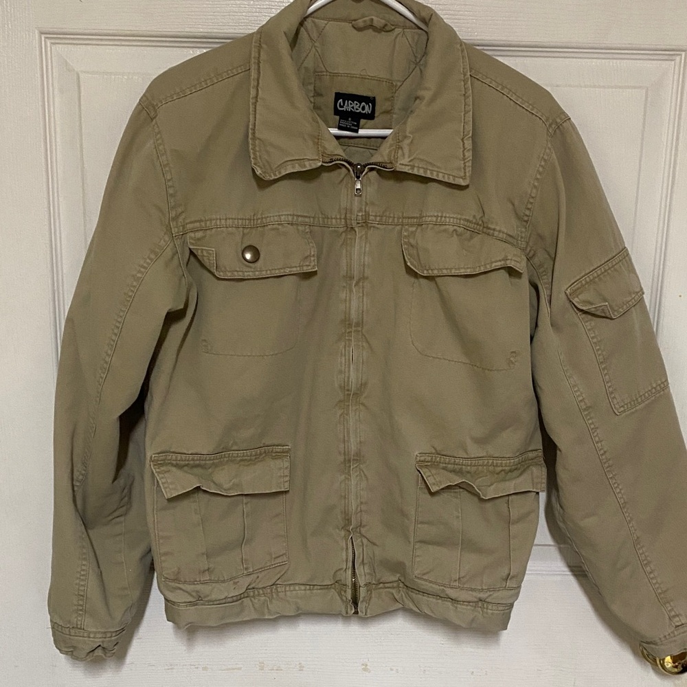 Carbon Tan Cotton Outerwear